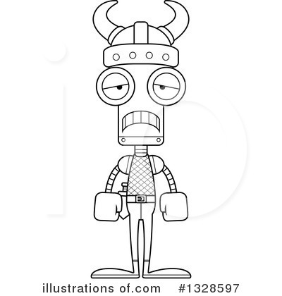Royalty-Free (RF) Robot Clipart Illustration by Cory Thoman - Stock Sample #1328597