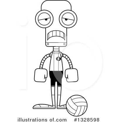 Royalty-Free (RF) Robot Clipart Illustration by Cory Thoman - Stock Sample #1328598