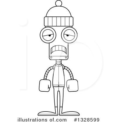 Royalty-Free (RF) Robot Clipart Illustration by Cory Thoman - Stock Sample #1328599