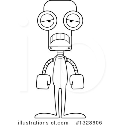 Royalty-Free (RF) Robot Clipart Illustration by Cory Thoman - Stock Sample #1328606