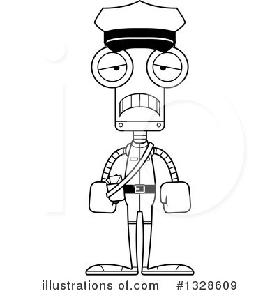 Royalty-Free (RF) Robot Clipart Illustration by Cory Thoman - Stock Sample #1328609