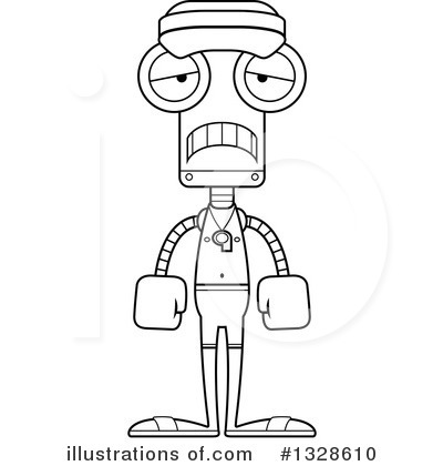 Royalty-Free (RF) Robot Clipart Illustration by Cory Thoman - Stock Sample #1328610