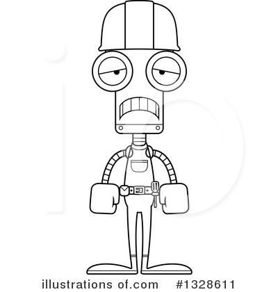 Royalty-Free (RF) Robot Clipart Illustration by Cory Thoman - Stock Sample #1328611