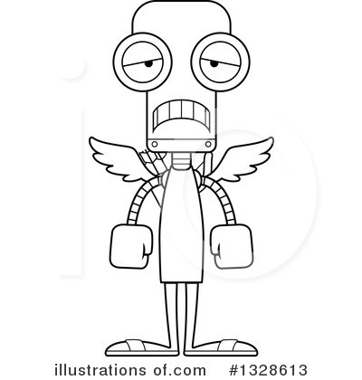 Royalty-Free (RF) Robot Clipart Illustration by Cory Thoman - Stock Sample #1328613