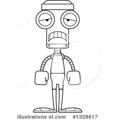 Royalty-Free (RF) Robot Clipart Illustration by Cory Thoman - Stock Sample #1328617