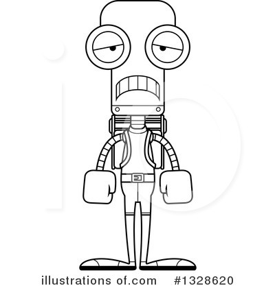 Royalty-Free (RF) Robot Clipart Illustration by Cory Thoman - Stock Sample #1328620