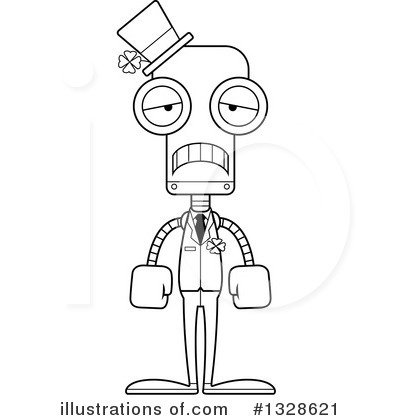 Royalty-Free (RF) Robot Clipart Illustration by Cory Thoman - Stock Sample #1328621