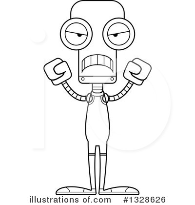 Royalty-Free (RF) Robot Clipart Illustration by Cory Thoman - Stock Sample #1328626
