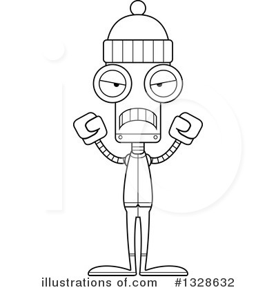 Royalty-Free (RF) Robot Clipart Illustration by Cory Thoman - Stock Sample #1328632