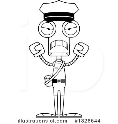 Royalty-Free (RF) Robot Clipart Illustration by Cory Thoman - Stock Sample #1328644