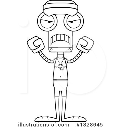 Royalty-Free (RF) Robot Clipart Illustration by Cory Thoman - Stock Sample #1328645