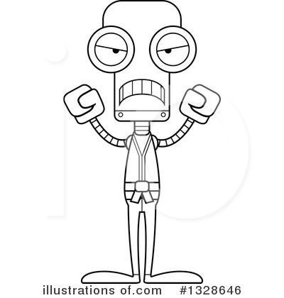 Royalty-Free (RF) Robot Clipart Illustration by Cory Thoman - Stock Sample #1328646