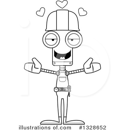 Royalty-Free (RF) Robot Clipart Illustration by Cory Thoman - Stock Sample #1328652