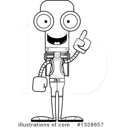 Royalty-Free (RF) Robot Clipart Illustration by Cory Thoman - Stock Sample #1328657