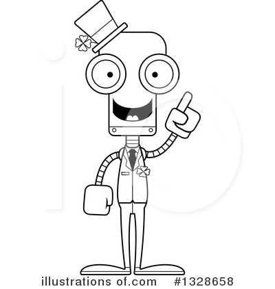Royalty-Free (RF) Robot Clipart Illustration by Cory Thoman - Stock Sample #1328658