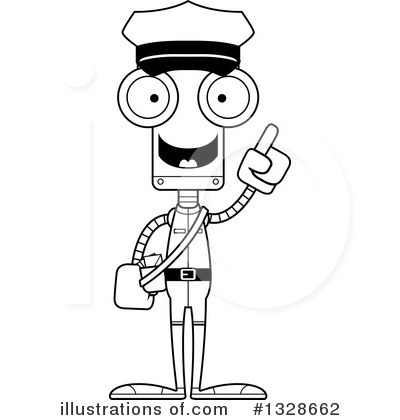 Royalty-Free (RF) Robot Clipart Illustration by Cory Thoman - Stock Sample #1328662