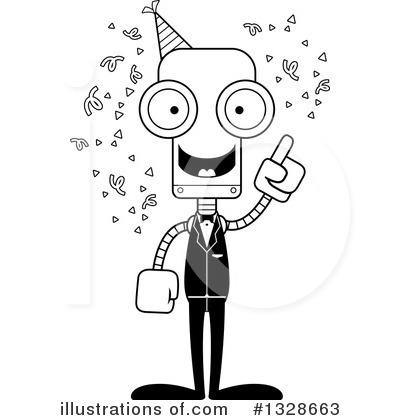 Royalty-Free (RF) Robot Clipart Illustration by Cory Thoman - Stock Sample #1328663