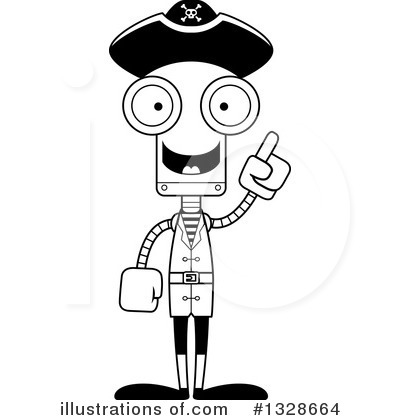 Royalty-Free (RF) Robot Clipart Illustration by Cory Thoman - Stock Sample #1328664