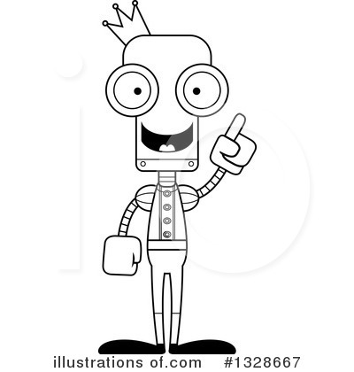 Royalty-Free (RF) Robot Clipart Illustration by Cory Thoman - Stock Sample #1328667