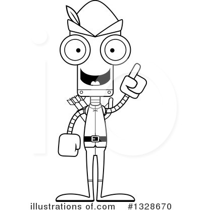 Royalty-Free (RF) Robot Clipart Illustration by Cory Thoman - Stock Sample #1328670