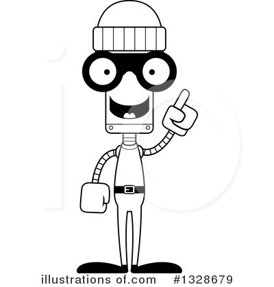 Royalty-Free (RF) Robot Clipart Illustration by Cory Thoman - Stock Sample #1328679