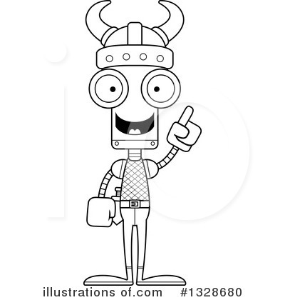 Royalty-Free (RF) Robot Clipart Illustration by Cory Thoman - Stock Sample #1328680