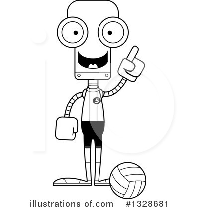 Royalty-Free (RF) Robot Clipart Illustration by Cory Thoman - Stock Sample #1328681