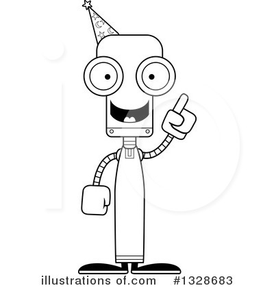 Royalty-Free (RF) Robot Clipart Illustration by Cory Thoman - Stock Sample #1328683