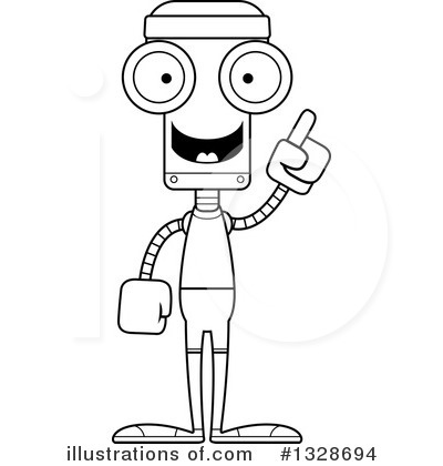 Royalty-Free (RF) Robot Clipart Illustration by Cory Thoman - Stock Sample #1328694
