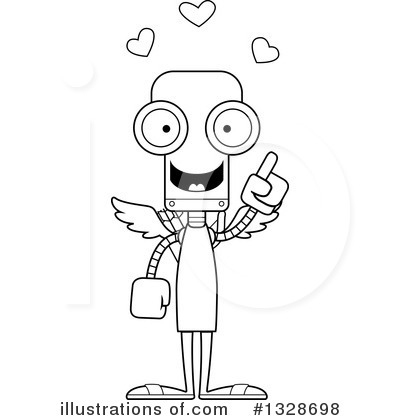 Royalty-Free (RF) Robot Clipart Illustration by Cory Thoman - Stock Sample #1328698