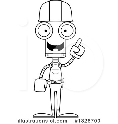 Royalty-Free (RF) Robot Clipart Illustration by Cory Thoman - Stock Sample #1328700
