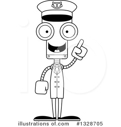 Royalty-Free (RF) Robot Clipart Illustration by Cory Thoman - Stock Sample #1328705
