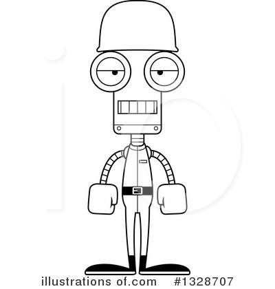 Royalty-Free (RF) Robot Clipart Illustration by Cory Thoman - Stock Sample #1328707