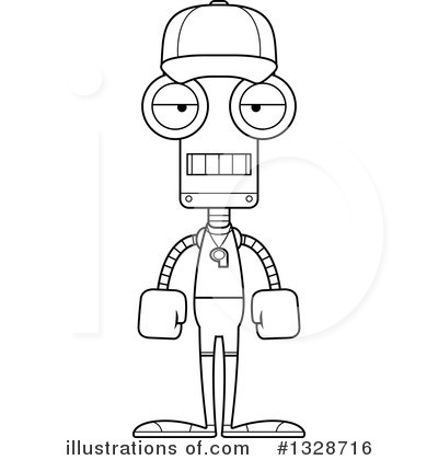 Royalty-Free (RF) Robot Clipart Illustration by Cory Thoman - Stock Sample #1328716
