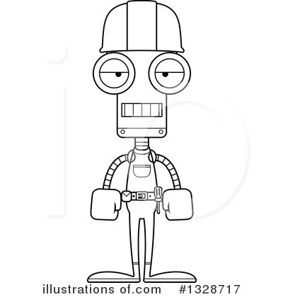 Royalty-Free (RF) Robot Clipart Illustration by Cory Thoman - Stock Sample #1328717