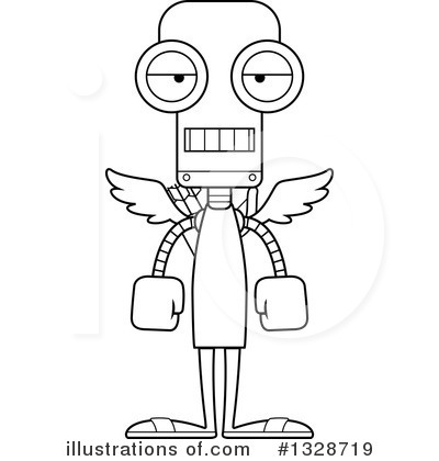 Royalty-Free (RF) Robot Clipart Illustration by Cory Thoman - Stock Sample #1328719