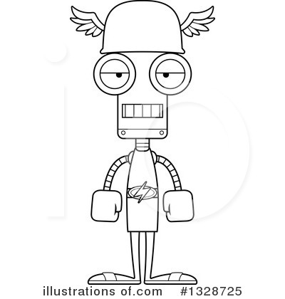 Royalty-Free (RF) Robot Clipart Illustration by Cory Thoman - Stock Sample #1328725