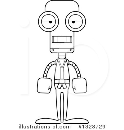 Royalty-Free (RF) Robot Clipart Illustration by Cory Thoman - Stock Sample #1328729