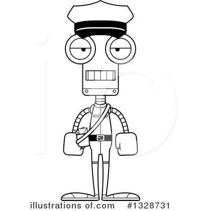 Royalty-Free (RF) Robot Clipart Illustration by Cory Thoman - Stock Sample #1328731