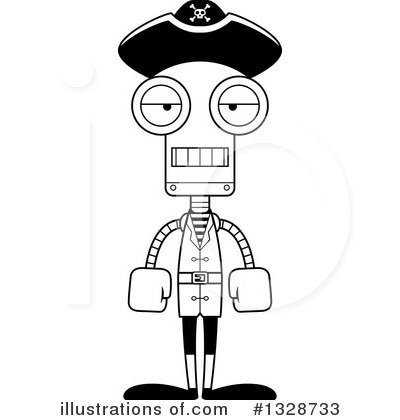 Royalty-Free (RF) Robot Clipart Illustration by Cory Thoman - Stock Sample #1328733