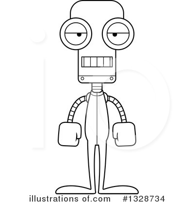 Royalty-Free (RF) Robot Clipart Illustration by Cory Thoman - Stock Sample #1328734