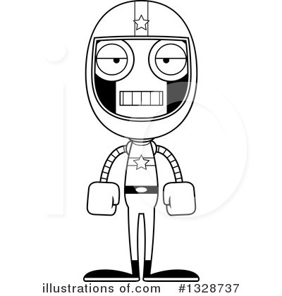 Royalty-Free (RF) Robot Clipart Illustration by Cory Thoman - Stock Sample #1328737