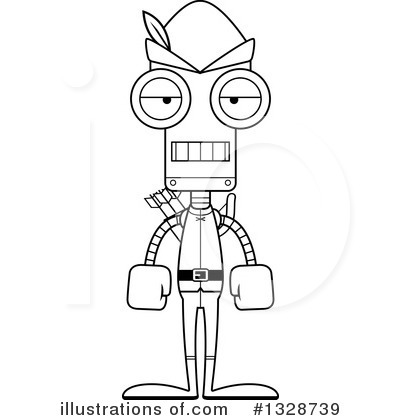 Royalty-Free (RF) Robot Clipart Illustration by Cory Thoman - Stock Sample #1328739