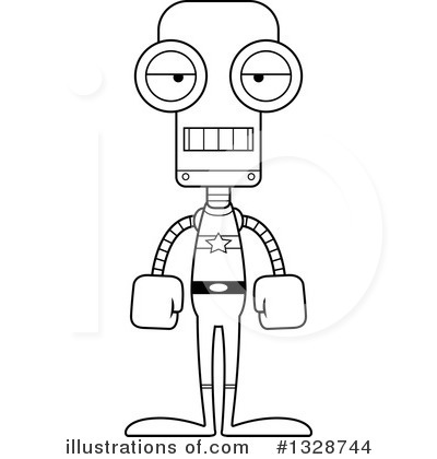 Royalty-Free (RF) Robot Clipart Illustration by Cory Thoman - Stock Sample #1328744