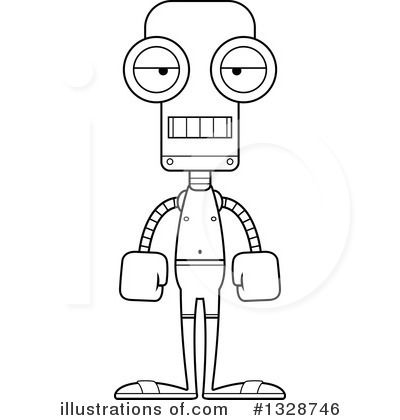 Royalty-Free (RF) Robot Clipart Illustration by Cory Thoman - Stock Sample #1328746