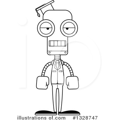 Royalty-Free (RF) Robot Clipart Illustration by Cory Thoman - Stock Sample #1328747