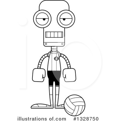 Royalty-Free (RF) Robot Clipart Illustration by Cory Thoman - Stock Sample #1328750