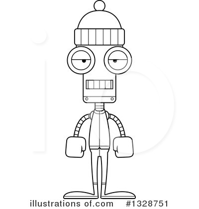 Royalty-Free (RF) Robot Clipart Illustration by Cory Thoman - Stock Sample #1328751
