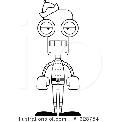 Royalty-Free (RF) Robot Clipart Illustration by Cory Thoman - Stock Sample #1328754