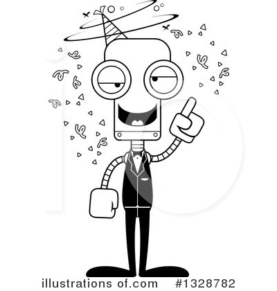Royalty-Free (RF) Robot Clipart Illustration by Cory Thoman - Stock Sample #1328782